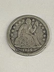 1856 O Seated Liberty Dime United States 90% Silver 10C Circulated (I#003)