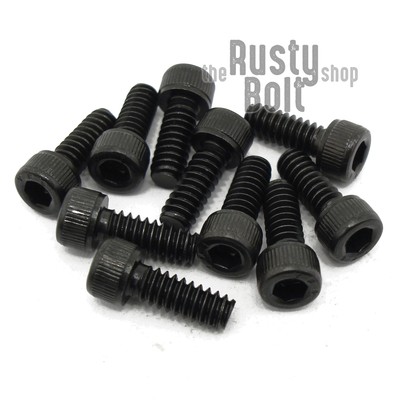 #6-32 x 3/8'', Socket Head Cap Screws, 12.9 Steel, Black Oxide