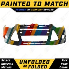 Painted To Match - Front Bumper Cover Replacement For 2012 2013 2014 Ford Focus
