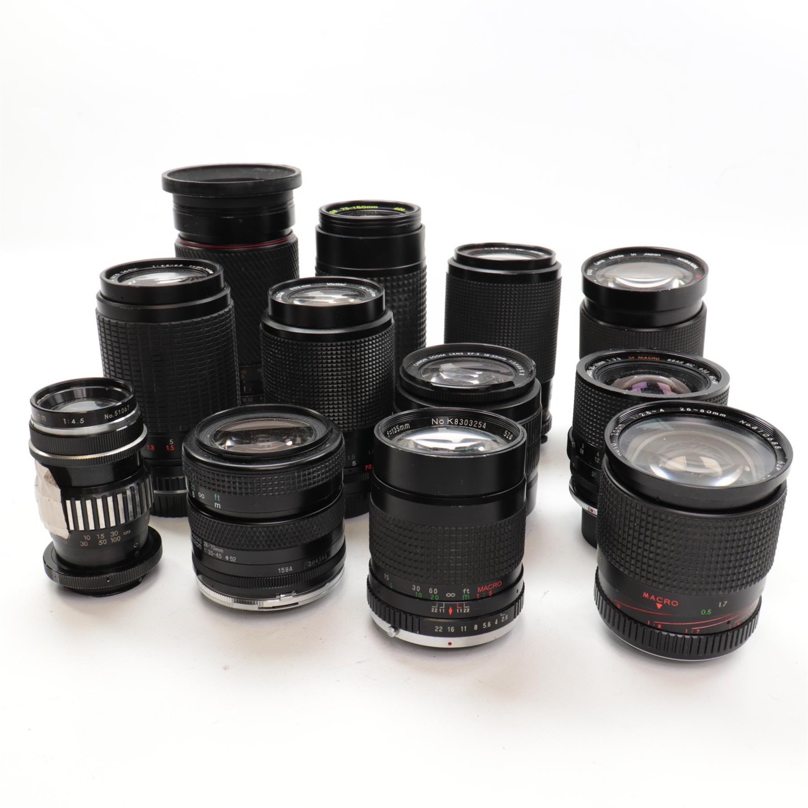 Lens Bundle Kit Retro Film Lens Spares / Repairs Job Lot -BB- 3