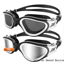 Zionor Swimming Goggles 2 Packs G1 Polarized Swim Goggles Uv Protection