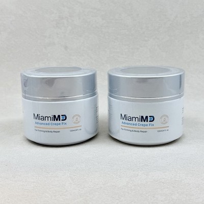 2 PACK 4oz MiamiMD Miami MD ADVANCED CREPE FIX For Firming Body SEALED NO BOX