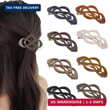 8 pcs Hair Barrettes Clips for Women Vintage French Hair Clips for Thick Hair St