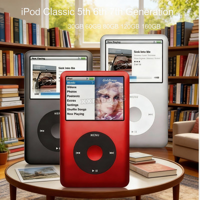 New Sealed Apple iPod Classic 5th 6th 7th Gen 160GB 256GB 1TB Modded NEW Battery