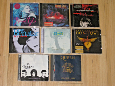 Pop Rock Greatest Hits Best Of 9 CD Album Collection Lot Queen Heart Pat Benatar