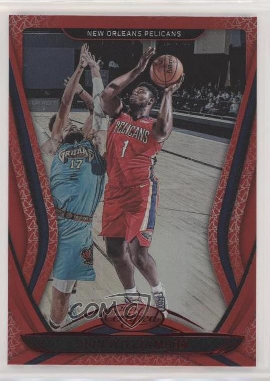 2020-21 Certified Mirror Red Zion Williamson #80 3b3
