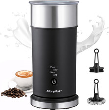 Montalatte Elettrico Automatico, Milk Frother, 4 in 1 Funzione, Capacità Massim
