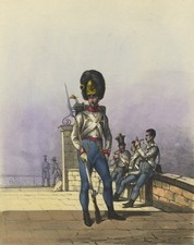&Ouml;STERREICH - Uniformwerk Eckert & Monten - Grenadiere - Lithographie um 1840