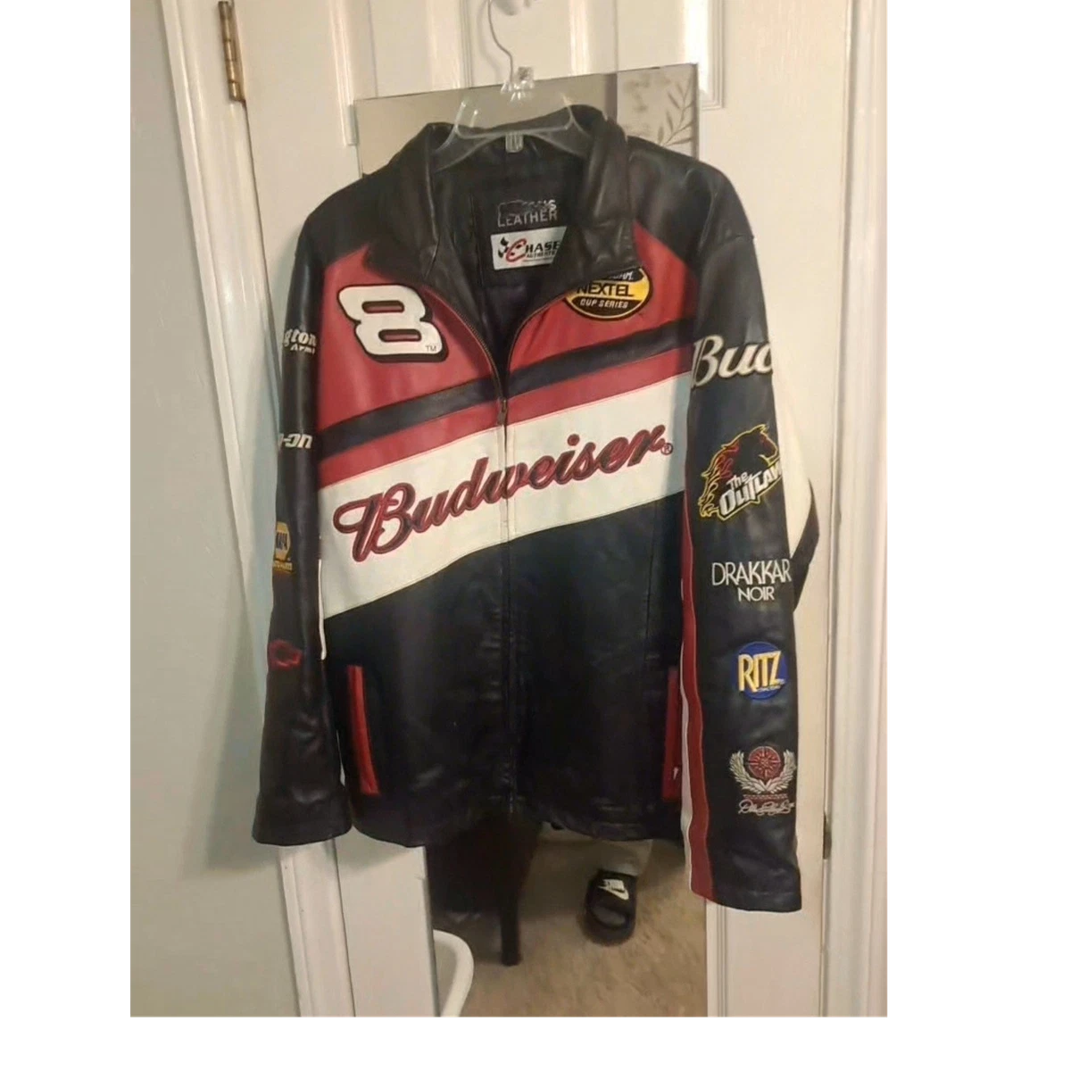 Bud NASCAR NEXTEL CUP レザージャケット Nascar Racing Nextel Cup Leather Jacket - Etsy