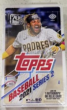 2021 TOPPS SERIES 2 MLB BASEBALL HOBBY BOX NEW SEALED FREE SHIP!