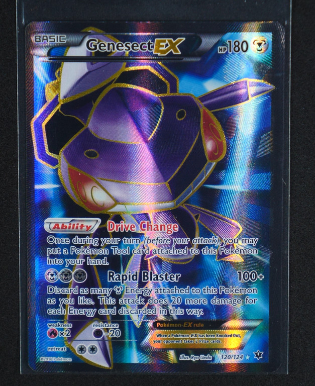 Genesect EX (Full Art) Holo Ultra Rare #120/124 XY - Fates Collide 2016 NM