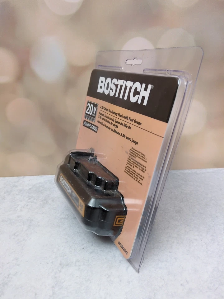 Bateria de íon de lítio Bostitch BCB203 20v 2.0Ah nova  - Imagem 3 de 4