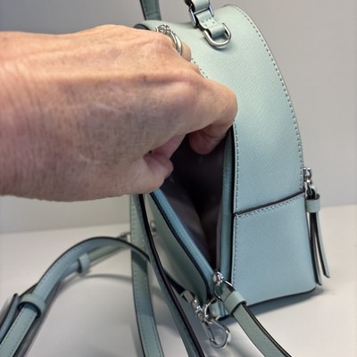 fenty mini backpack Puma x Fenty by Rihanna Blue Sherpa mini Backpack
