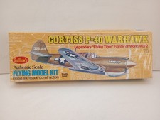 Guillows P-40 Warhawk Flying Tiger WW2 Balsa Wood Kit 501 Sealed