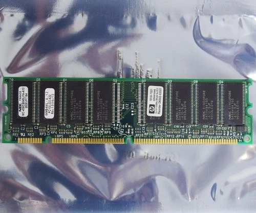 HP 1818-7321 / NEC MC-458CB646LFA-A10 64MB PC100 CL3 168-pin DIMM SDRAM