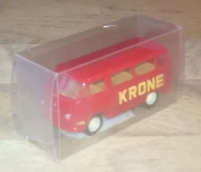 Epoche Tempo Matador Circus Krone Bus Felgen Beige Auto Modell 1:87 H0 VP - Bild 1 von 4