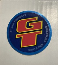 NOS Vintage BMX GT head tube decal sticker Interceptor Blue