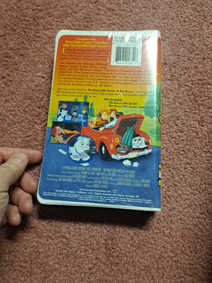 Disney's the Brave Little Toaster to the Rescue VHS - Image 3 of 4