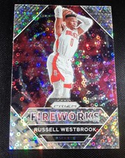 2020-21  Prizm Russell Westbrook Fireworks Fast Break Silver Disco Prizm #17