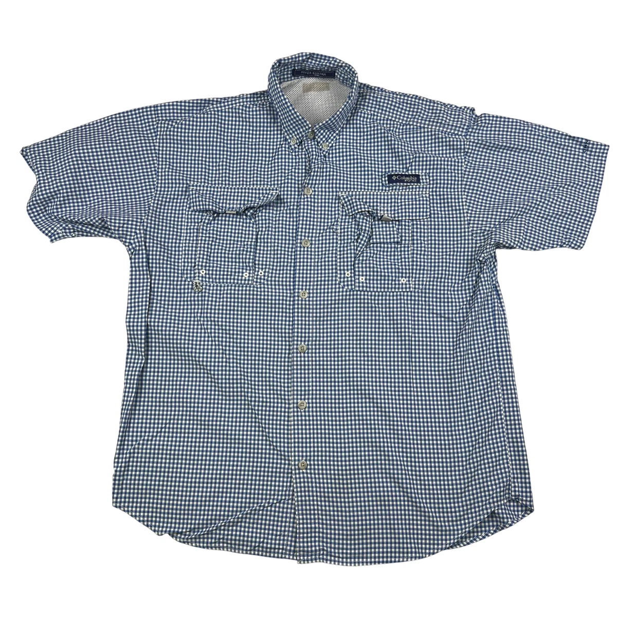 Columbia Chemise à manches courtes Pfg Bahama II pour homme, piscine foncé, XL