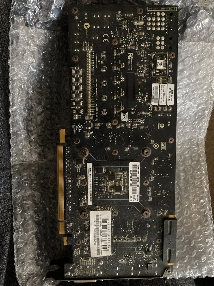 EVGA NVIDIA GeForce GTX680 2GB DVP HDMI DP PCI-E Video Graphics Card - Image 2 of 3