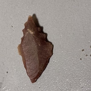 Original Stone Age Mesolithic Stepped Base Arrow Head found In The Sahara Desert