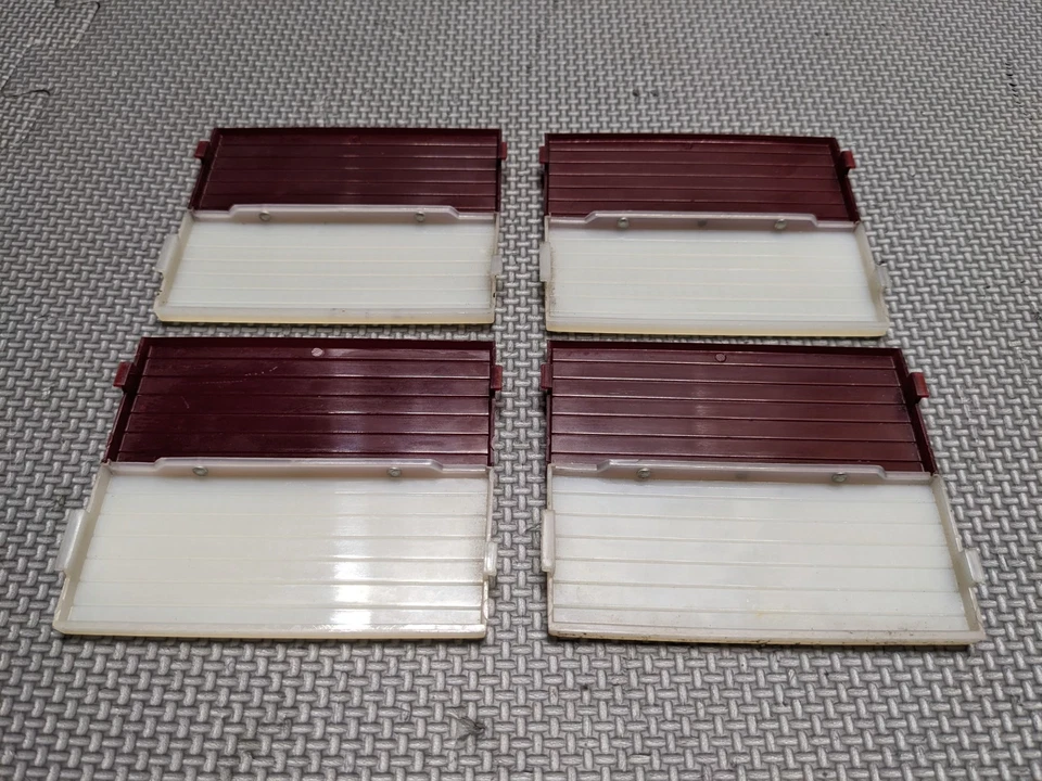 SET OF 4 1977-1979 Oldsmobile 98 Buick Electra Door Light Lamps Lens FULL SET - Image 2 of 4