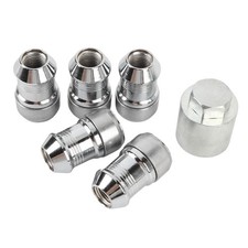 5-Piece Wheel Lock Set Anti Theft Protection For JL JT 2018-2025