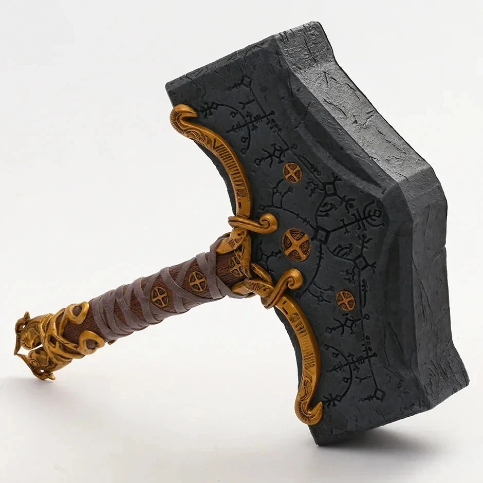 God of War Ragnarok Kratos Hammer Statue 29x39cm Collectors Edition Figure Model - Image 4 of 4