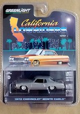 FROM THE VAULT GREENLIGHT RAW CHASE 1:64 1972 CHEVY MONTECARLO LOWRIDER GL63060F