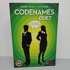 Codenames Duet Two Player Word Deduction Game Czech Games Edition NEW *READ*
