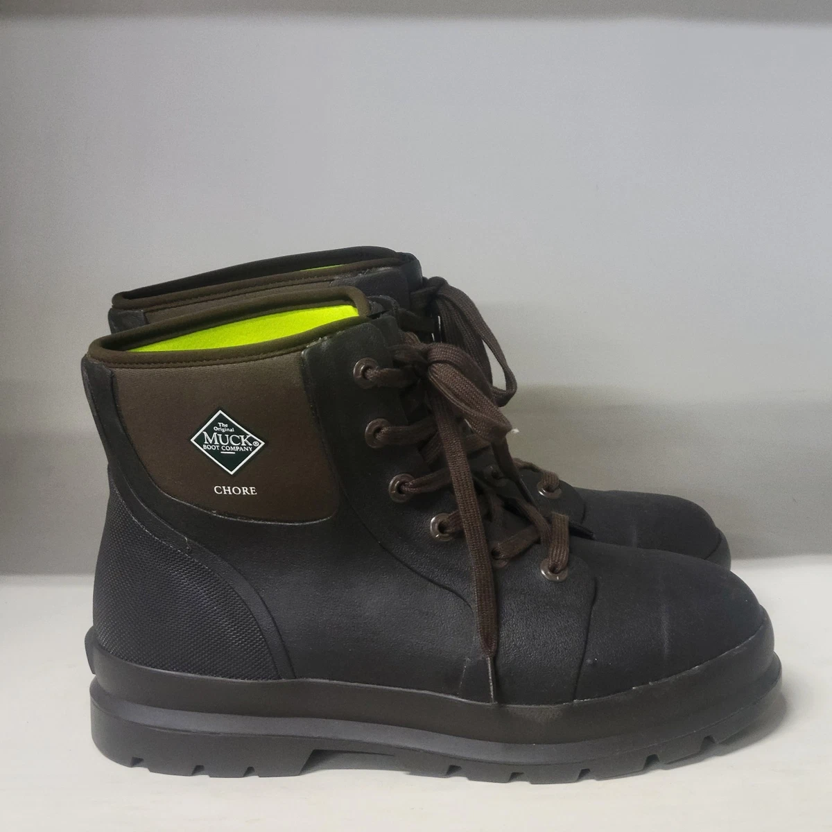 Biltrite Mens‎ Black Leather Steel Toe Chukka Boots 6.5 Oil Resist ANSI Z41.1-91 Men main image 4