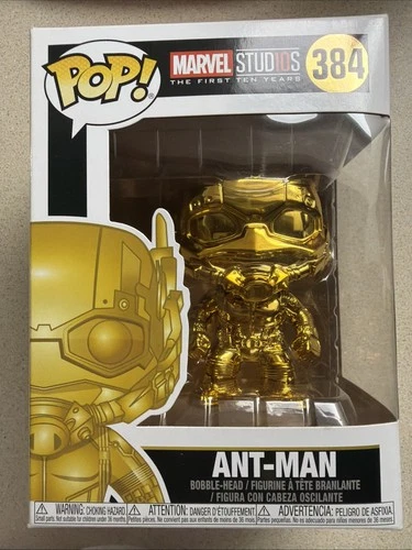 Funko Pop Vinyl Marvel - Ant-Man (Gold Chrome) #384 Avengers NIB