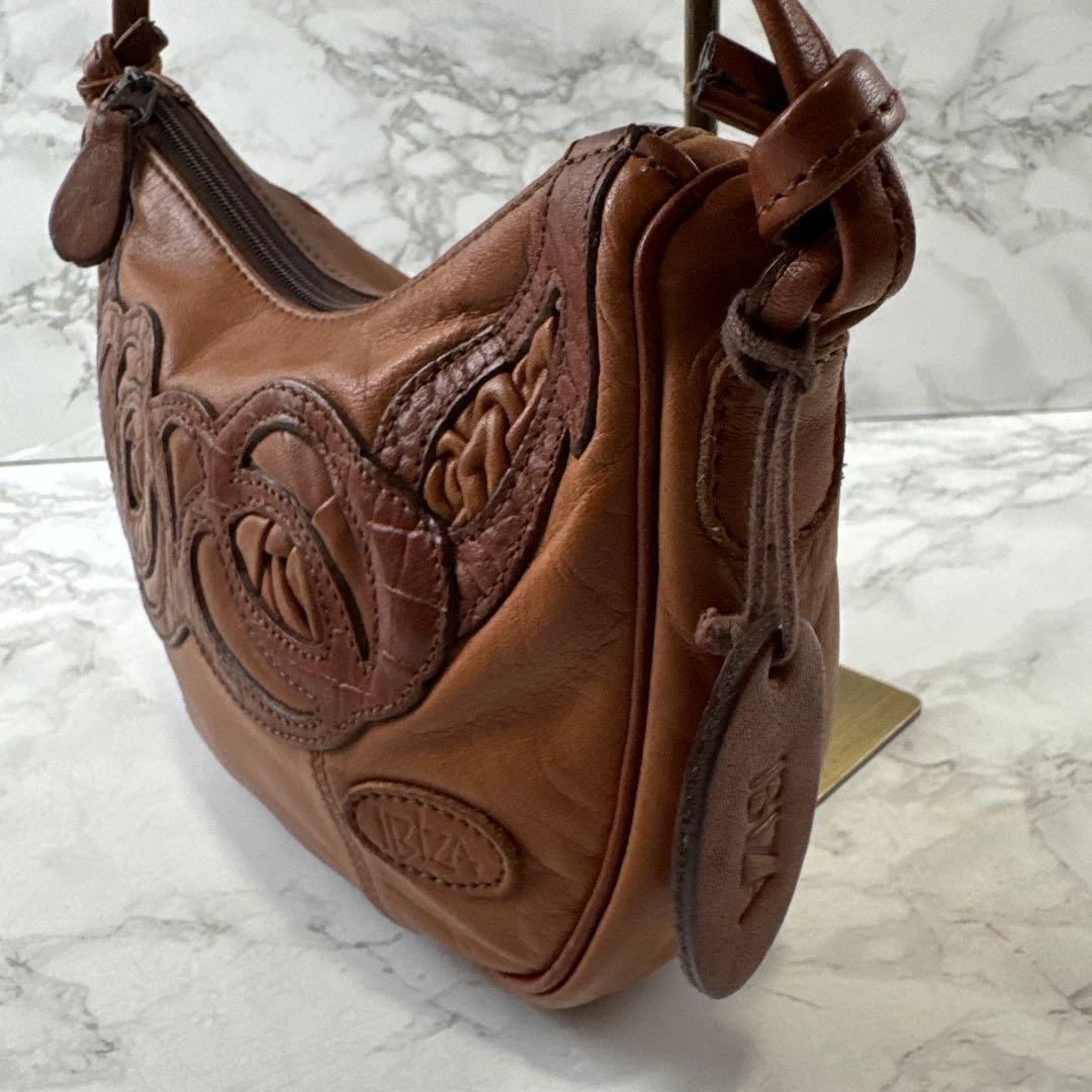 IBIZA Flower Patchwork Leather Mini Shoulder Bag … - image 5