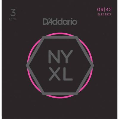 Dsquared2 Jeans Donna Corde Per Chitarra Elettrica D'Addario NYXL0942 – Set Super Leggero 09-42, In Acciaio Nichelato, 6 Corde Roundwound Corde Chitarra Elettrica D'Addario - Foto 4