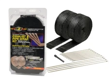 DEI 10073 Black Titanium Exhaust Wrap Kit Wrap Locking Ties & Locking Tie Tool