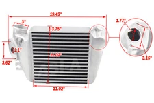 Top Mount Intercooler fits Subaru 08-15 WRX / 05-09 Legacy GT 09-13 Forester XT