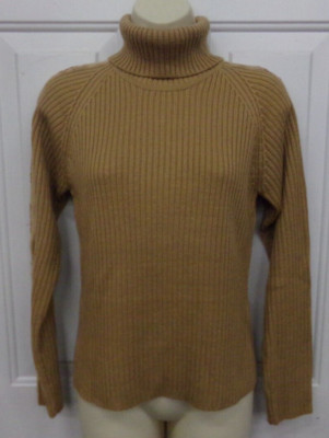 Lennie LNY New York Womens Size 10 Light Brown Turtleneck Winter Sweater