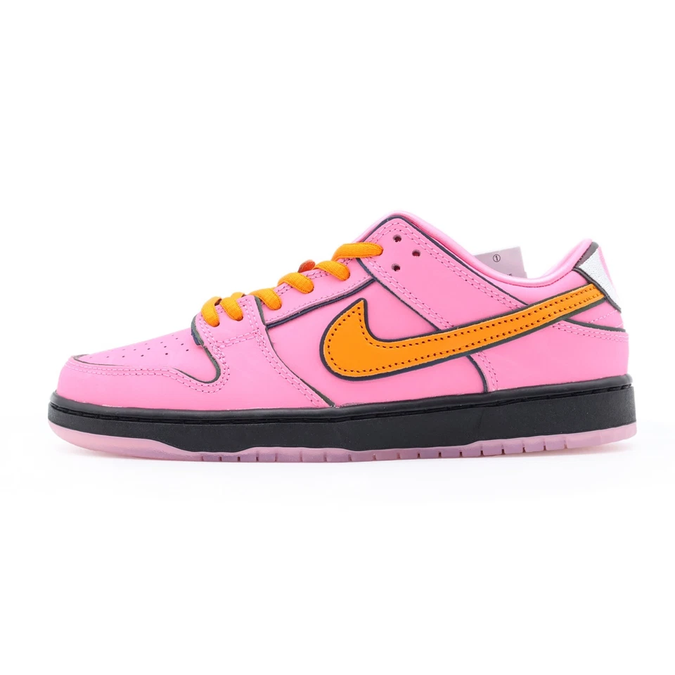 FZ3351-600 The Powerpuff Girls Nike SB PS Dunk Low Pro QS Blossom Pink Orange Foto 2 de 4