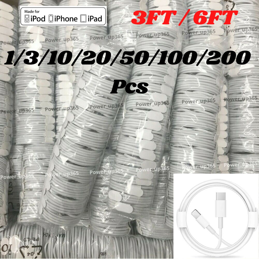 Wholesale Lot Fast Charger USB C Type-C PD Cable For iPhone 14 13 12 11 Pro Max