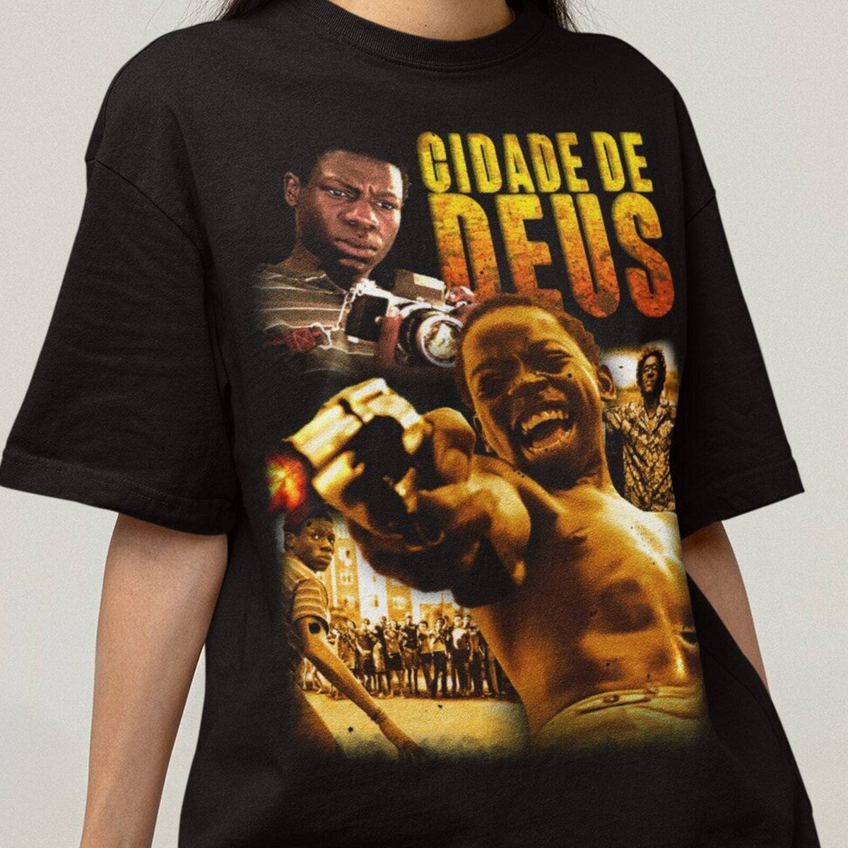 CITY OF GOD Retro T-shirt Cidade de Deus Alexandre Rodrigues