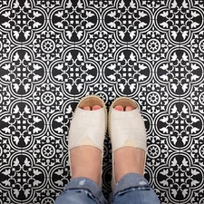 Rosario Tile Stencil - Durable & Reusable Mylar Stencils