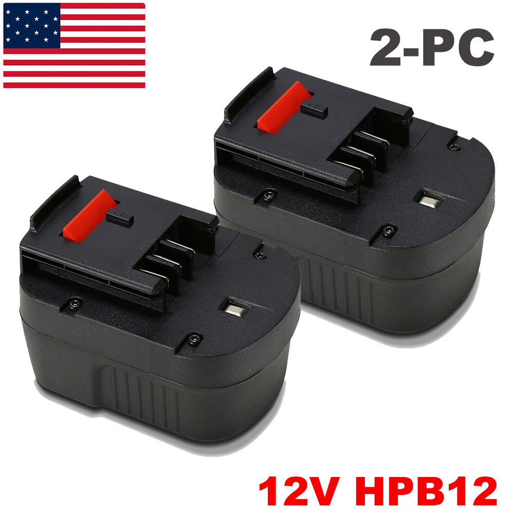 12 Volt Battery HPB12 4.8Ah PS130 FSB12 FS120BX For Black and Decker Power Tools