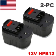 12 Volt Battery HPB12 4.8Ah PS130 FSB12 FS120BX For Black and Decker Power Tools