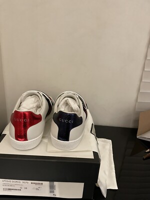 New Gucci Ace “Blind For Love” Sneakers Gucci Size 38/8 US NIB