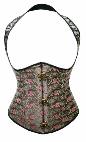 Lace corsage under chest corset dirndl costumes bodice corset blouse top - Picture 1 of 4