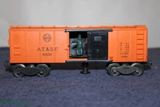 Lionel Trains X3464 A.T.& S.F. Operating Box Car Nice