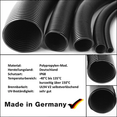 I-MEX Wellrohr Wellschlauch Marderschutz Kabel Installationsrohr Isolierrohr Leerrohr