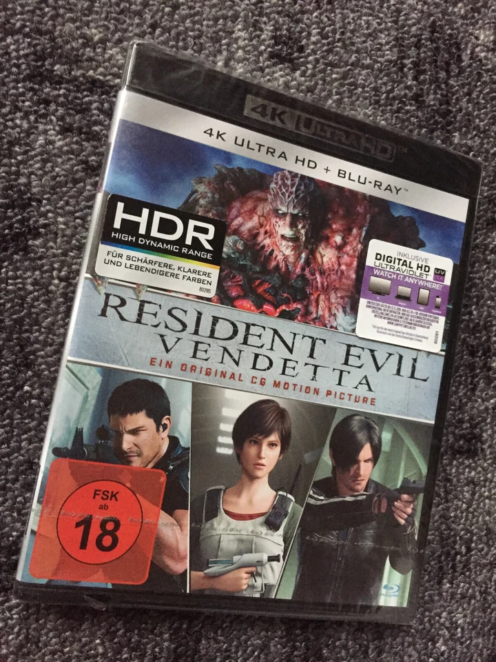 RESIDENT EVIL - VENDETTA - 4K Ultra HD Region FREE UHD - + Blu-ray - Image 2 of 2