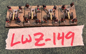 6mm Painted War of Spanish Succession Artillery Lot LWZ-149